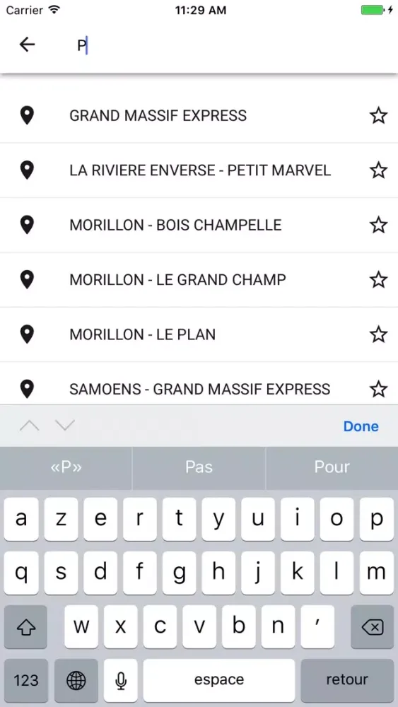 Tangkapan layar SKIBUS Montagnes du Giffre