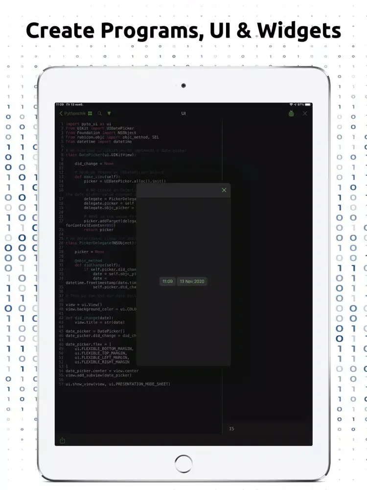 Pythonchik iPad  スクリーンショット