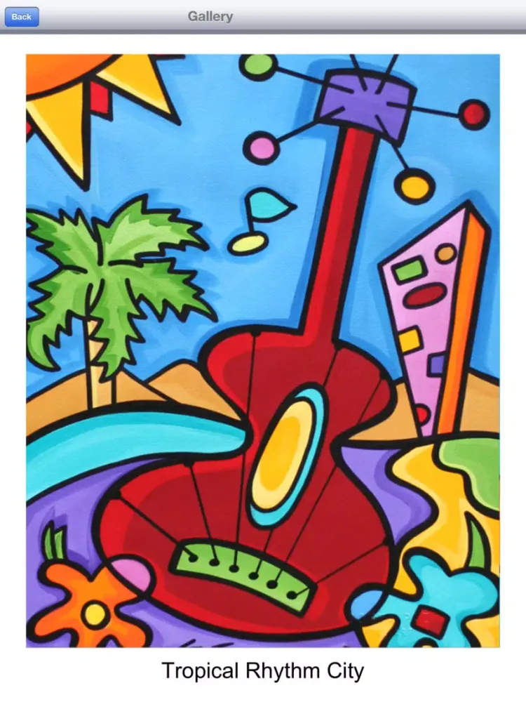 Ảnh chụp màn hình của Pop Art Coloring By Sonya Paz iPad 
