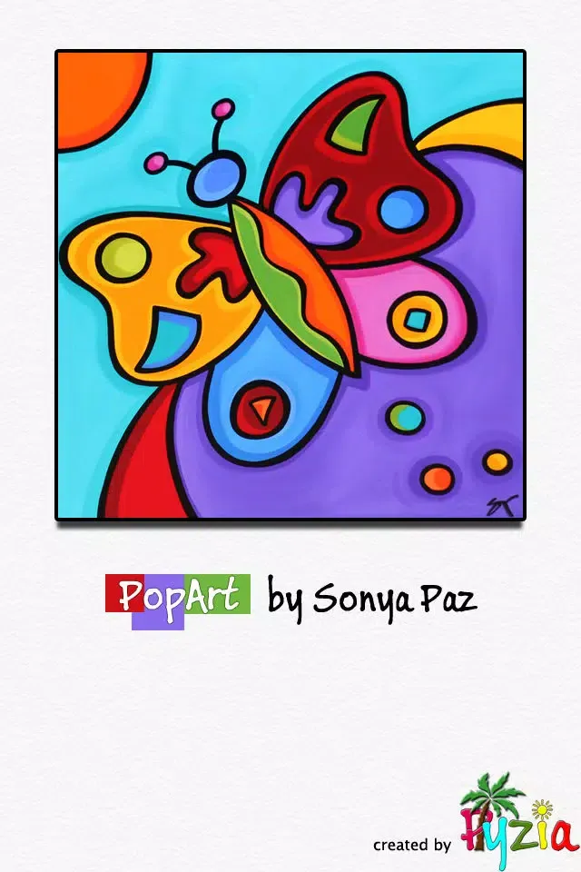 Ảnh chụp màn hình của Pop Art Coloring By Sonya Paz