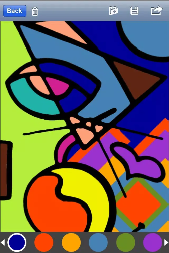 Ảnh chụp màn hình của Pop Art Coloring By Sonya Paz