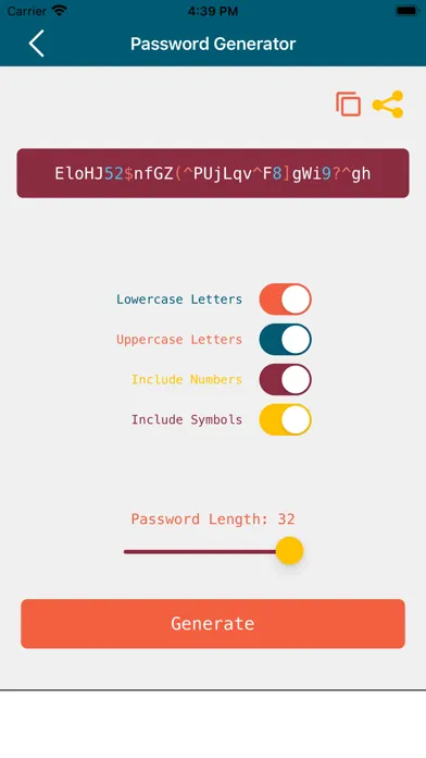 Strong Password Generator App应用截图