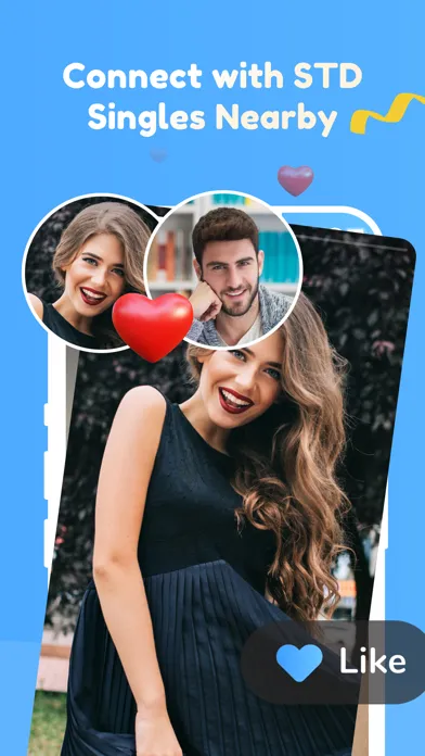 Tangkapan skrin Hdate: STD & Herpes Dating App