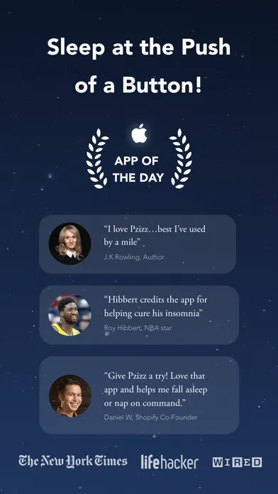 Pzizz - Sleep, Nap, Focus Screenshots