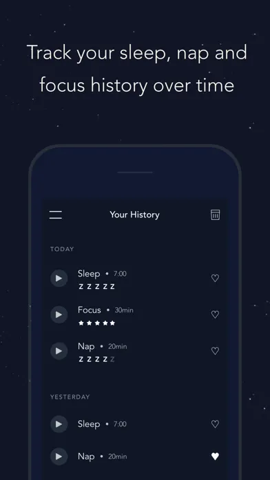 Pzizz - Sleep, Nap, Focus Screenshots