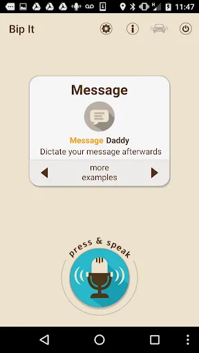 Capturas de tela do Bip it Voice Commands