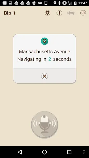 Capturas de tela do Bip it Voice Commands