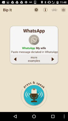 Capturas de tela do Bip it Voice Commands
