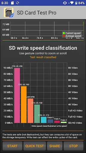 SD Card Test Pro Screenshots
