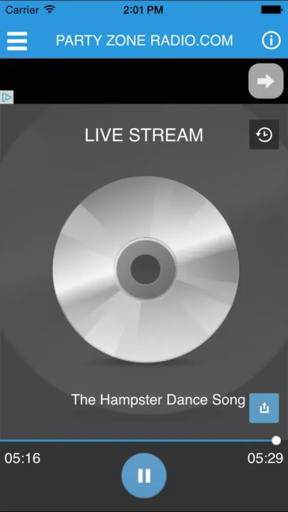 Captures d'écran de PARTY ZONE RADIO