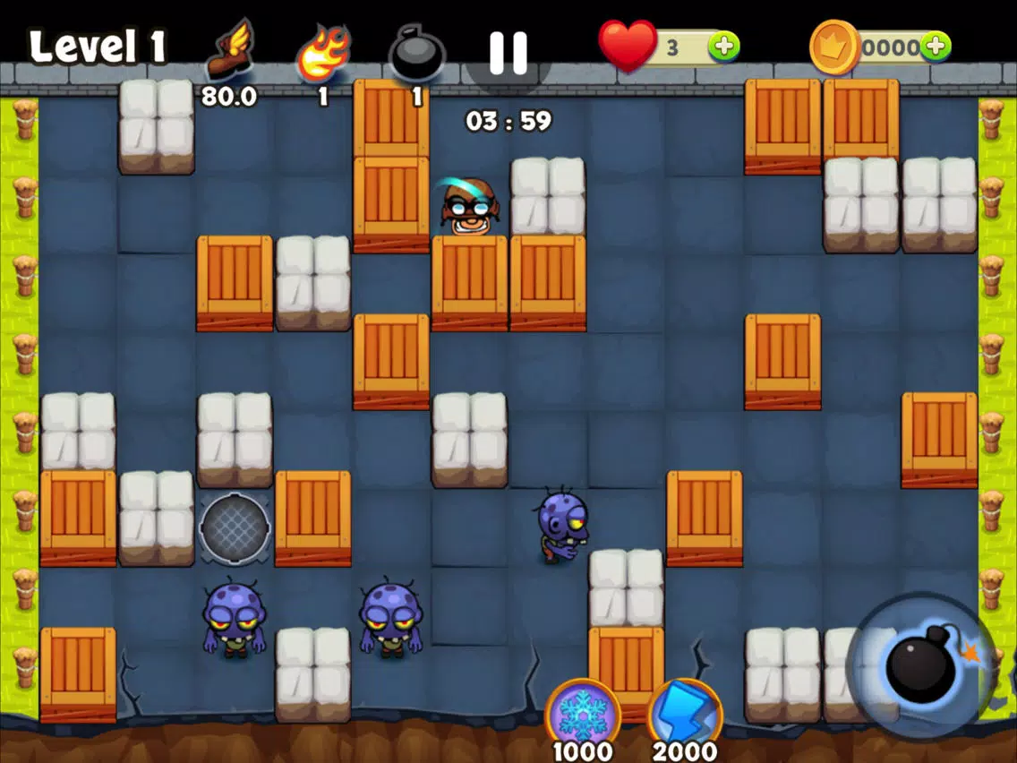 Bomber vs Zombies - Bomber Man iPad  سکرین شاٹس