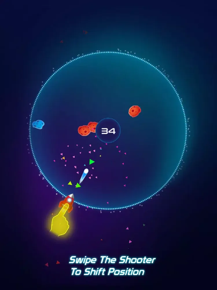ภาพหน้าจอของ Astro Shooter iPad 