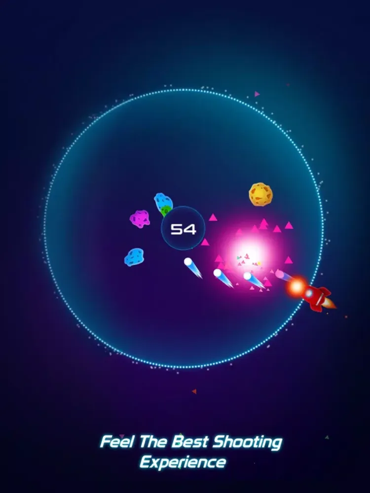 ภาพหน้าจอของ Astro Shooter iPad 