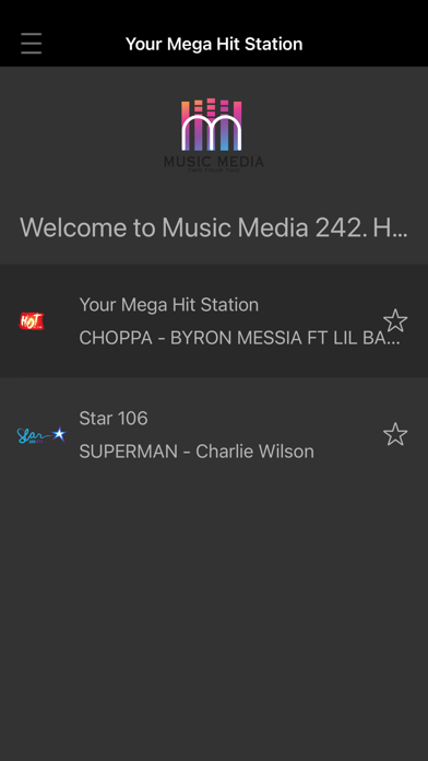 Tangkapan layar Music Media 242