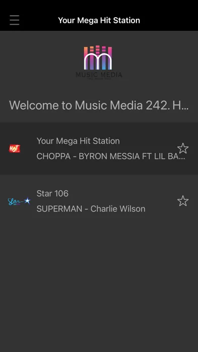 Ảnh chụp màn hình của Music Media 242
