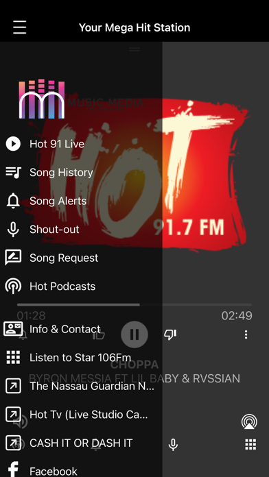 Tangkapan layar Music Media 242