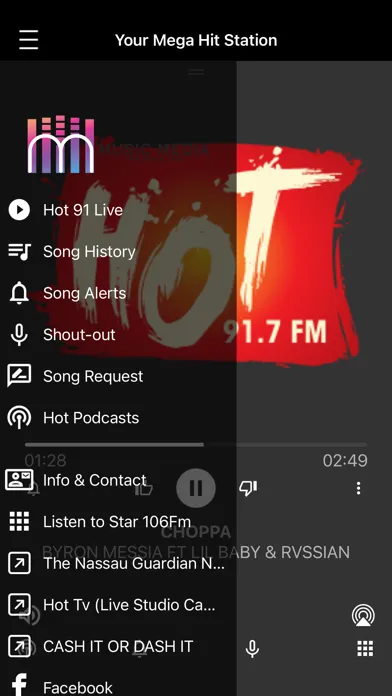 Ảnh chụp màn hình của Music Media 242