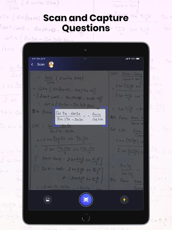 AI Tutor: Scan Question iPad  Screenshots