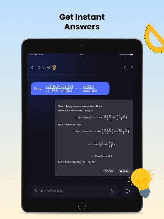 AI Tutor: Scan Question iPad  Screenshots