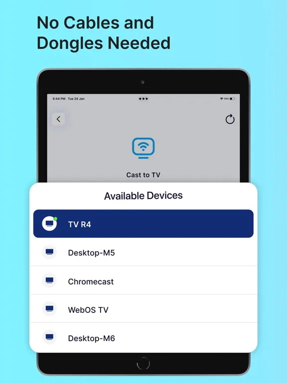 Captures d'écran de Projector App: Cast to TV iPad 