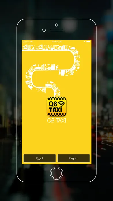 Tangkapan layar Q8 Taxi - Book taxi in Kuwait