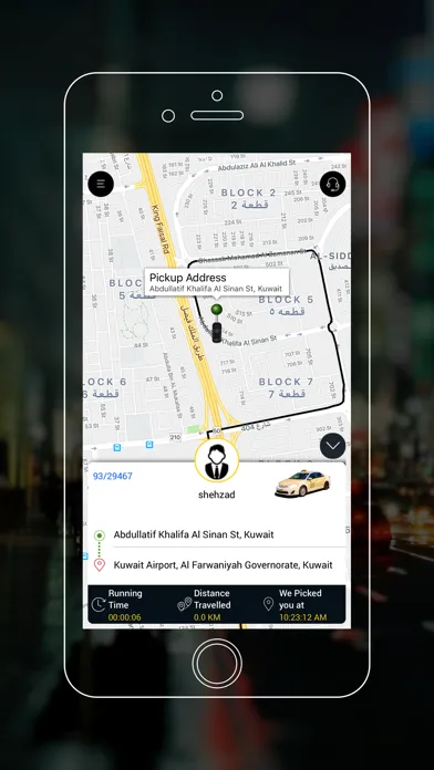 Tangkapan layar Q8 Taxi - Book taxi in Kuwait