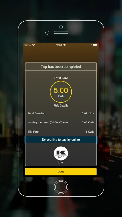 Tangkapan layar Q8 Taxi - Book taxi in Kuwait