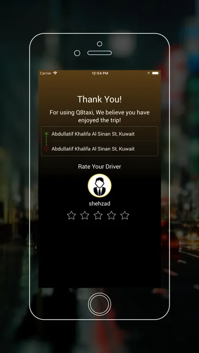 Tangkapan layar Q8 Taxi - Book taxi in Kuwait