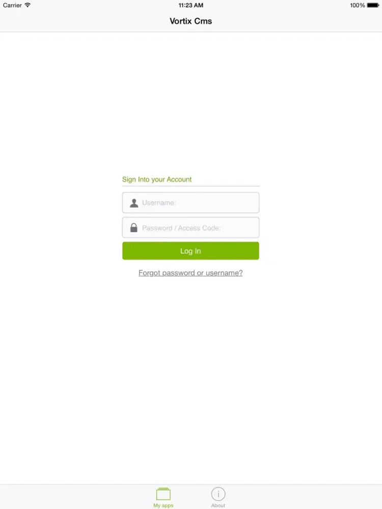 Captures d'écran de Vortix Cms for iPhone iPad 