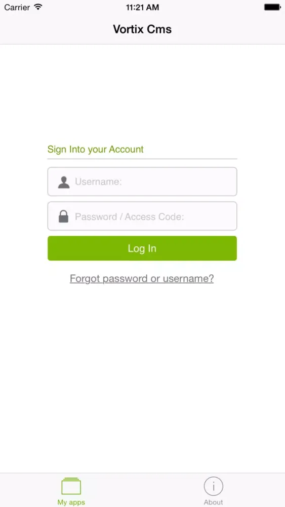 Captures d'écran de Vortix Cms for iPhone