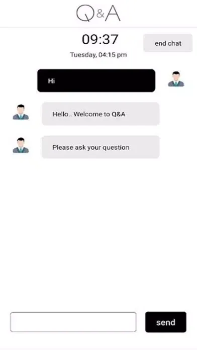 Tangkapan skrin Q&A - Answers for any question