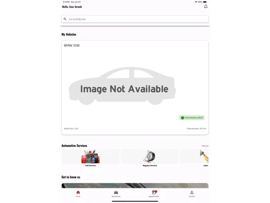 Capturas de tela do NBK Auto iPad 