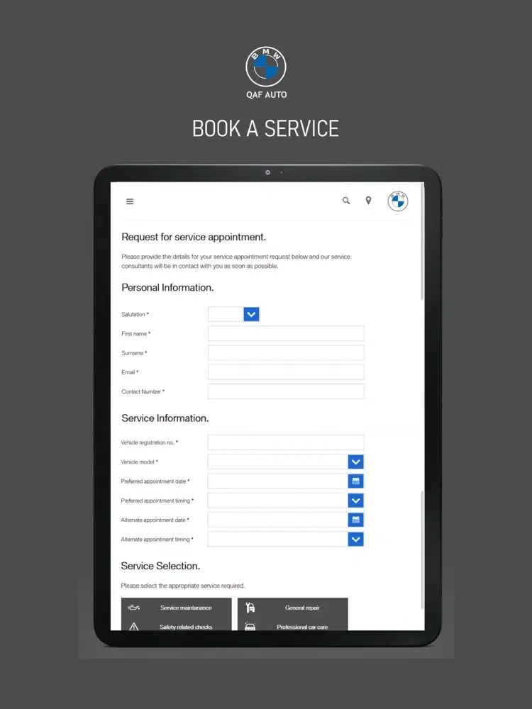 QAF AUTO MOBILE iPad 应用截图