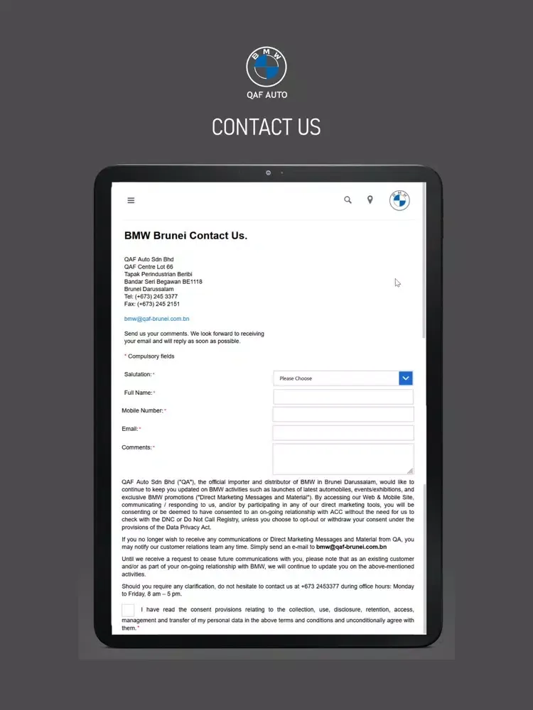 QAF AUTO MOBILE iPad 应用截图