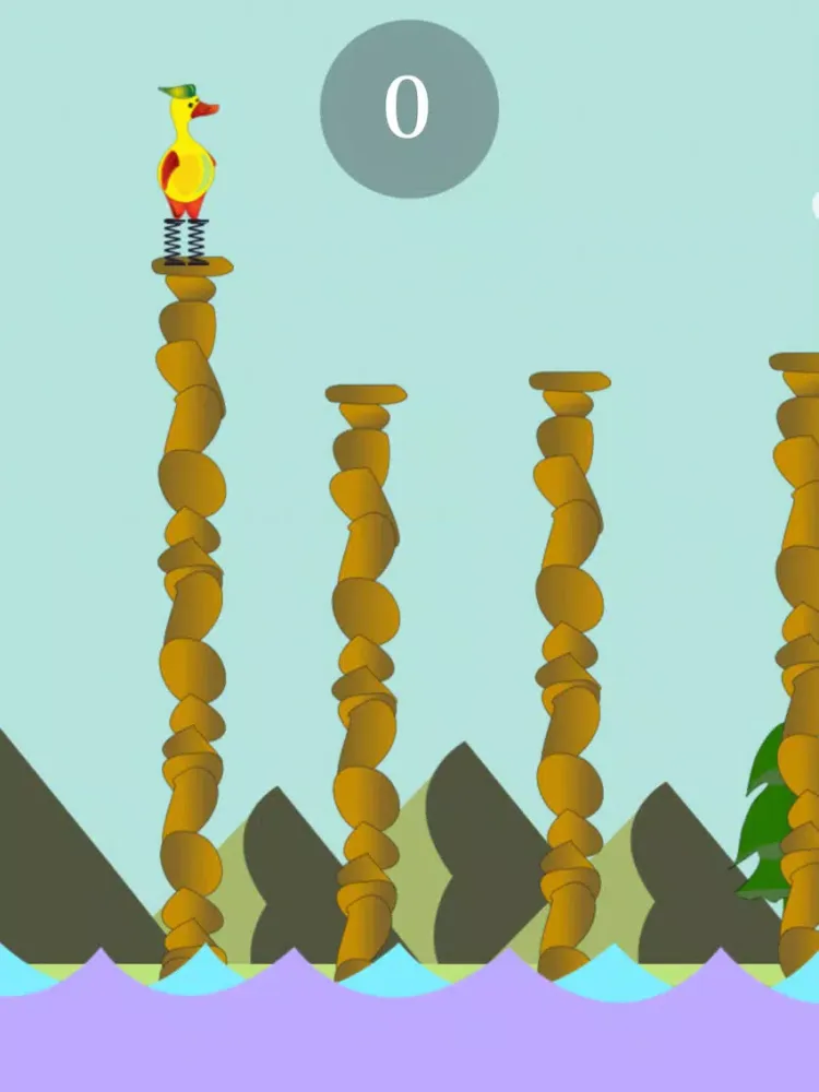 Alien Duck Jump - the unlimited hardest fantasy duck game ever iPad  Ekran Görüntüleri