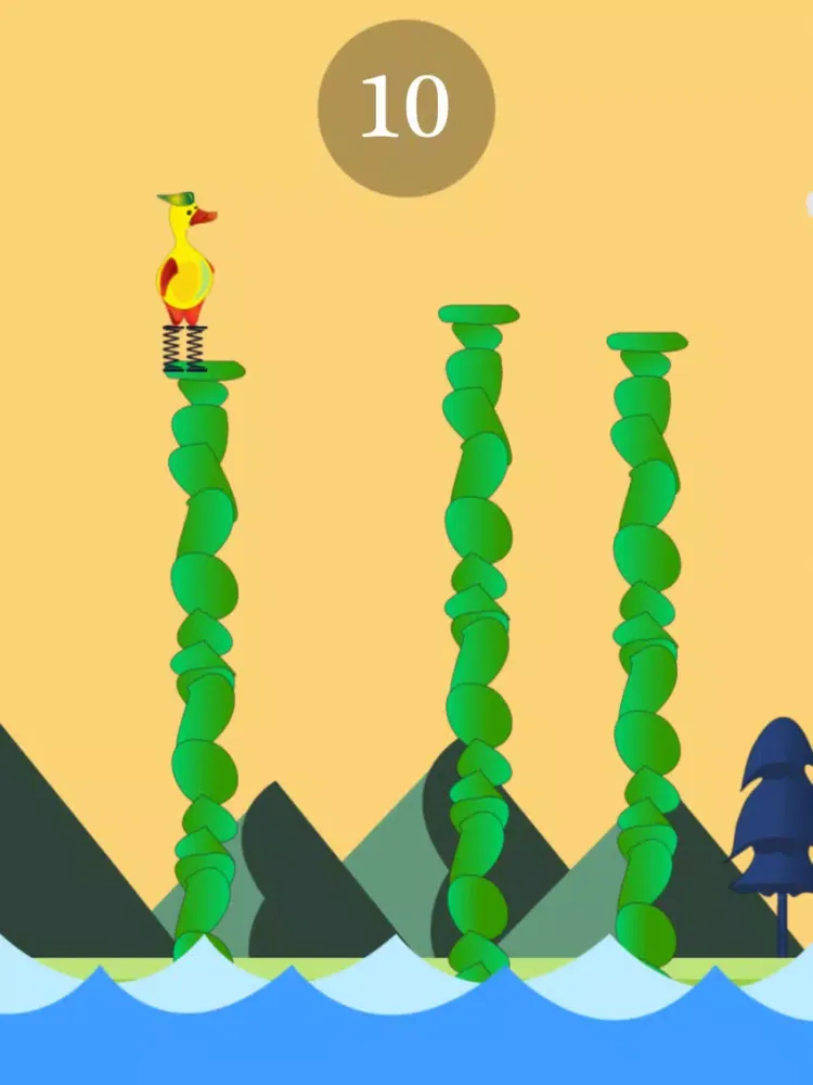 Alien Duck Jump - the unlimited hardest fantasy duck game ever iPad  Ekran Görüntüleri