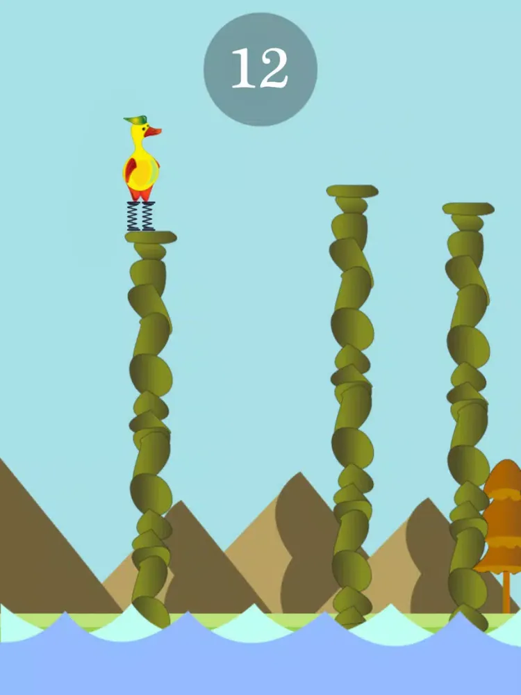 Alien Duck Jump - the unlimited hardest fantasy duck game ever iPad  Ekran Görüntüleri