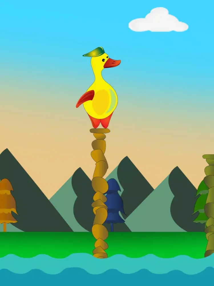 Alien Duck Jump - the unlimited hardest fantasy duck game ever iPad  Ekran Görüntüleri