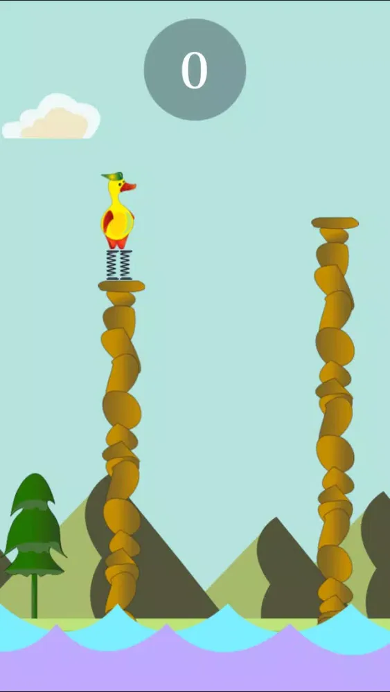 Alien Duck Jump - the unlimited hardest fantasy duck game ever Ekran Görüntüleri