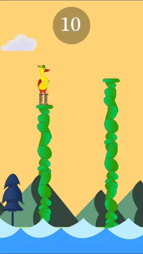Alien Duck Jump - the unlimited hardest fantasy duck game ever Ekran Görüntüleri