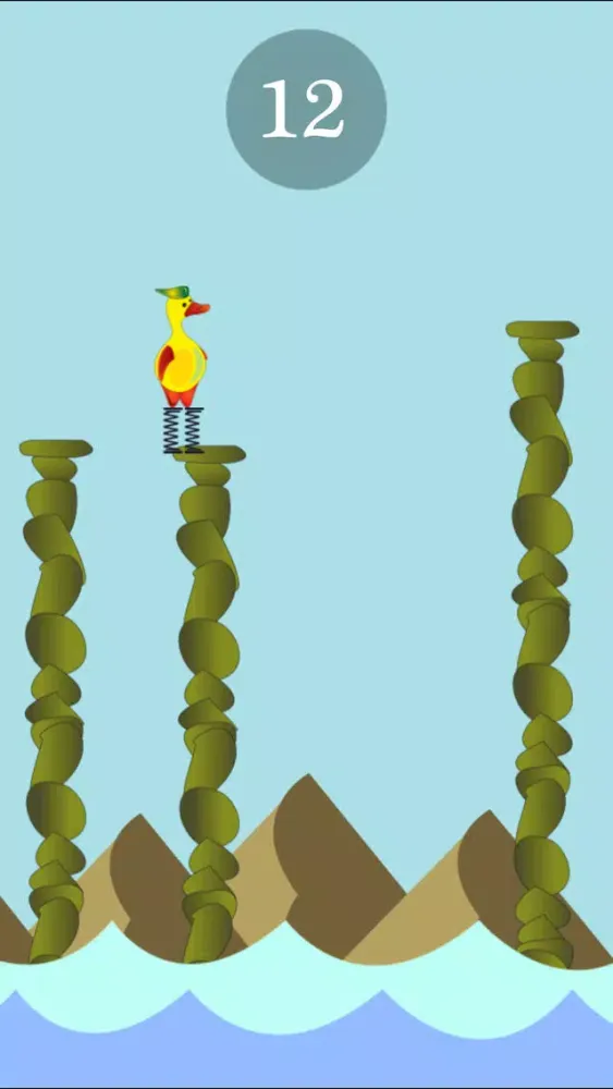 Alien Duck Jump - the unlimited hardest fantasy duck game ever Ekran Görüntüleri