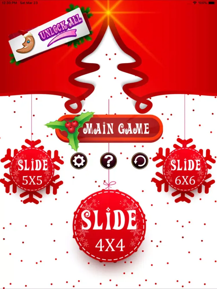 Ảnh chụp màn hình của Christmas Slide - Pics Fix Fun iPad 