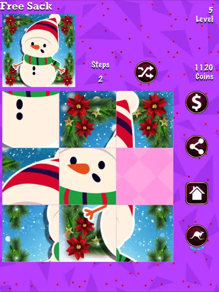 Ảnh chụp màn hình của Christmas Slide - Pics Fix Fun iPad 