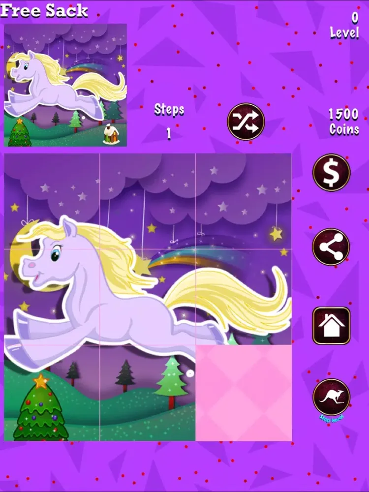 Ảnh chụp màn hình của Christmas Slide - Pics Fix Fun iPad 