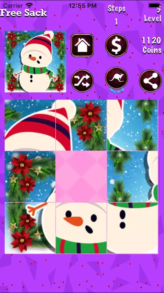 Ảnh chụp màn hình của Christmas Slide - Pics Fix Fun