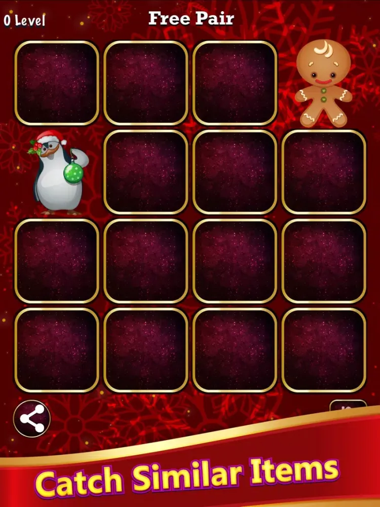 Xmas Match - Fun Brain Teaser iPad  Ekran Görüntüleri