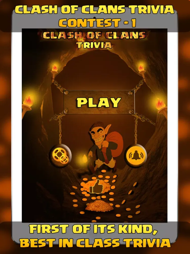 Trivia for Clash Of Clans-Contest 1 iPad 应用截图