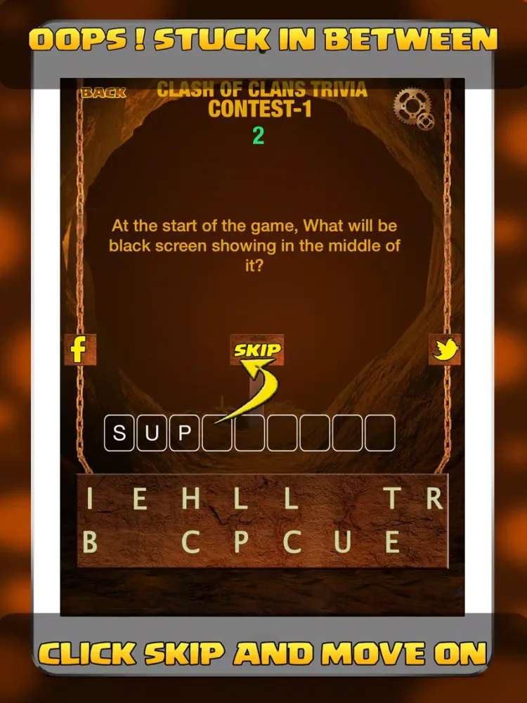 Trivia for Clash Of Clans-Contest 1 iPad 应用截图