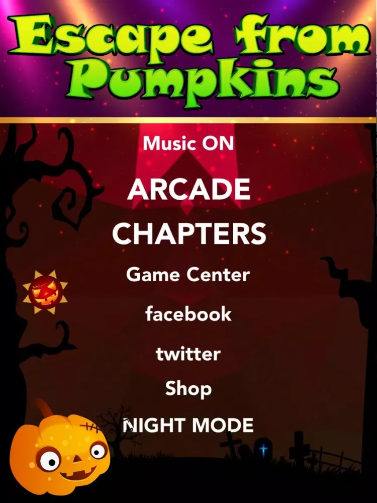 Escape from Scary killer Pumpkins -The Spooky game iPad  스크린샷
