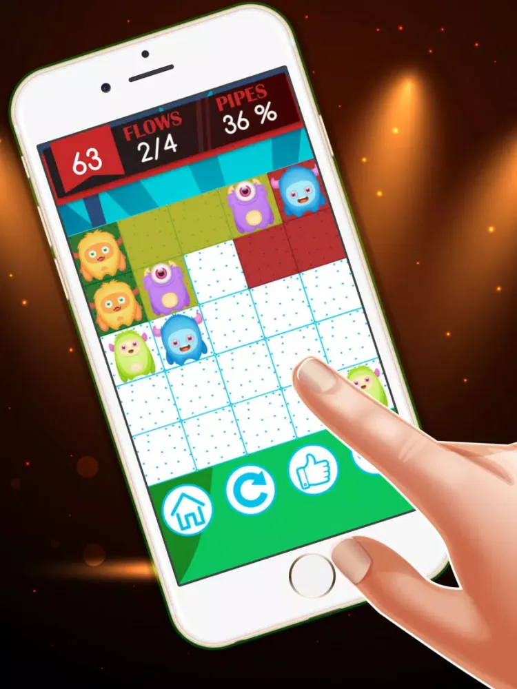 Monsters Move puzzle for kids : - Super high hd game for free iPad  Screenshots